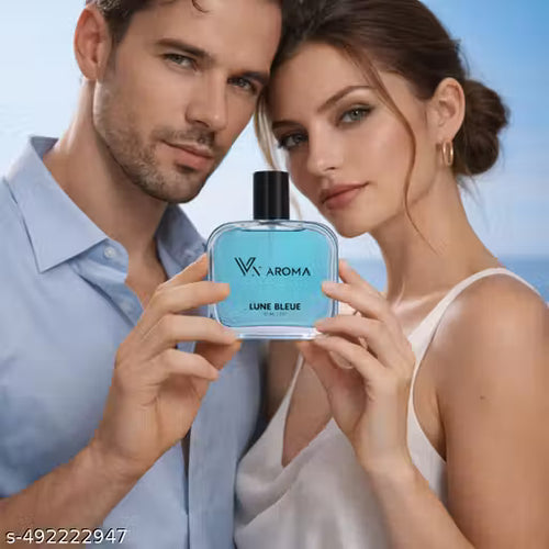 VN AROMA Lune Bleue & Inhale Perfume Combo (2x50ml) | Long Lasting Unisex Perfume | Luxury Premium Fragrance for Men and Women
